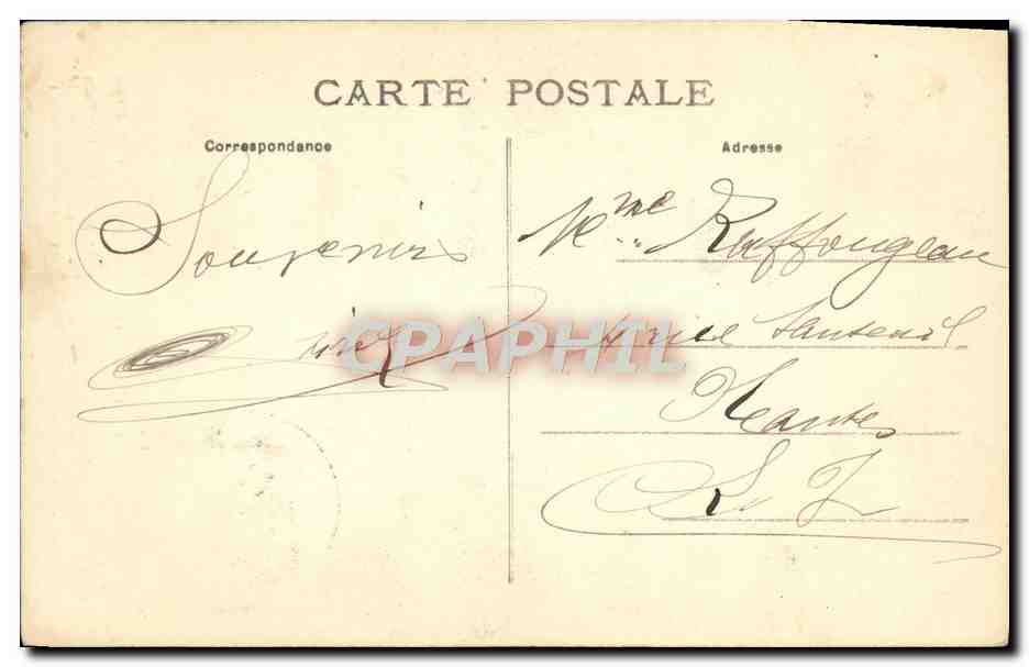 CPA Un renseignement precis Folklore  — Verso