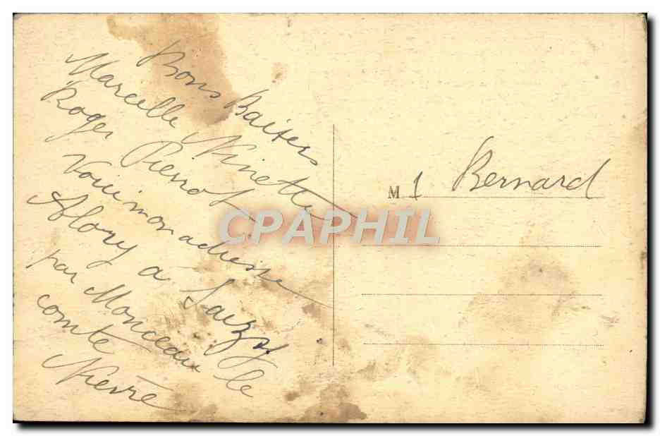 CPA Legendes de St Saulge Les cordeaux de laine  — Rückseite