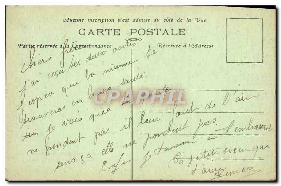 Sourire des Sangsues — Reprod. interd. — Vve G. Gervais, édit., Saulieu — Verso