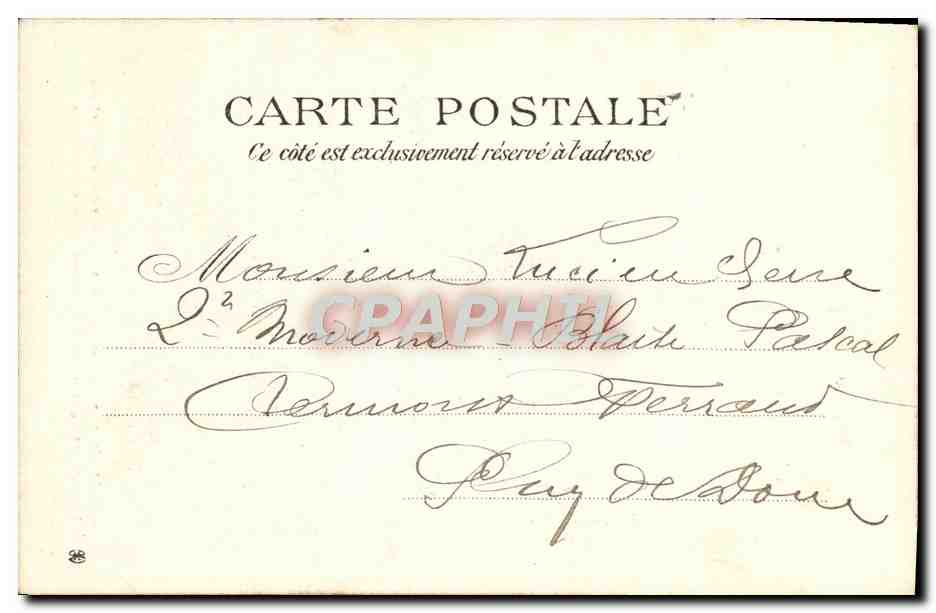 Femme en robe de justice — texte satirique — L'H. Paris, n°4 — Rückseite