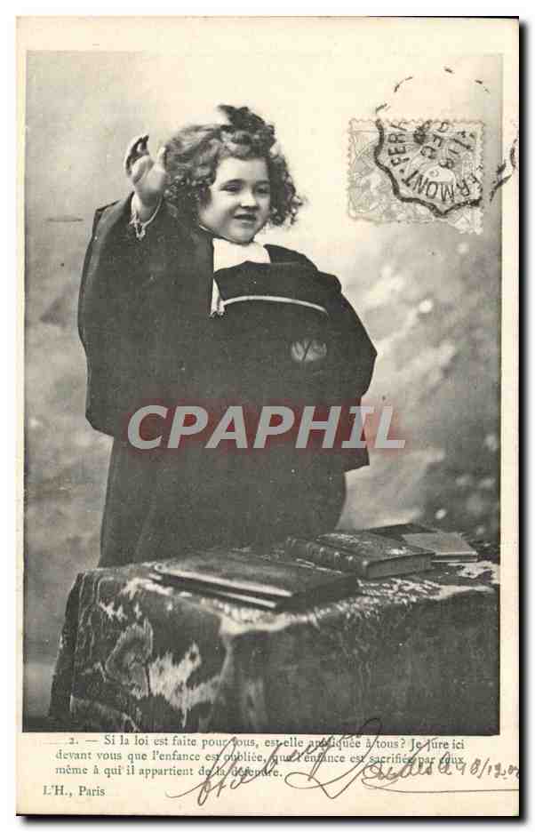 CPA Enfant Avocat Juge
