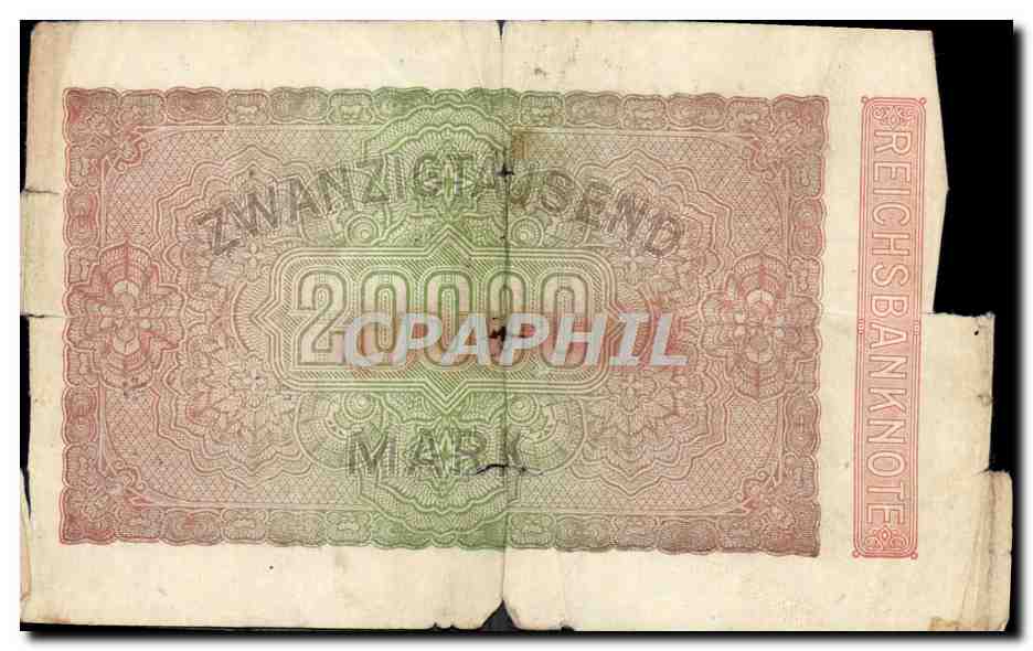 Billet 20000 Mark  — Verso