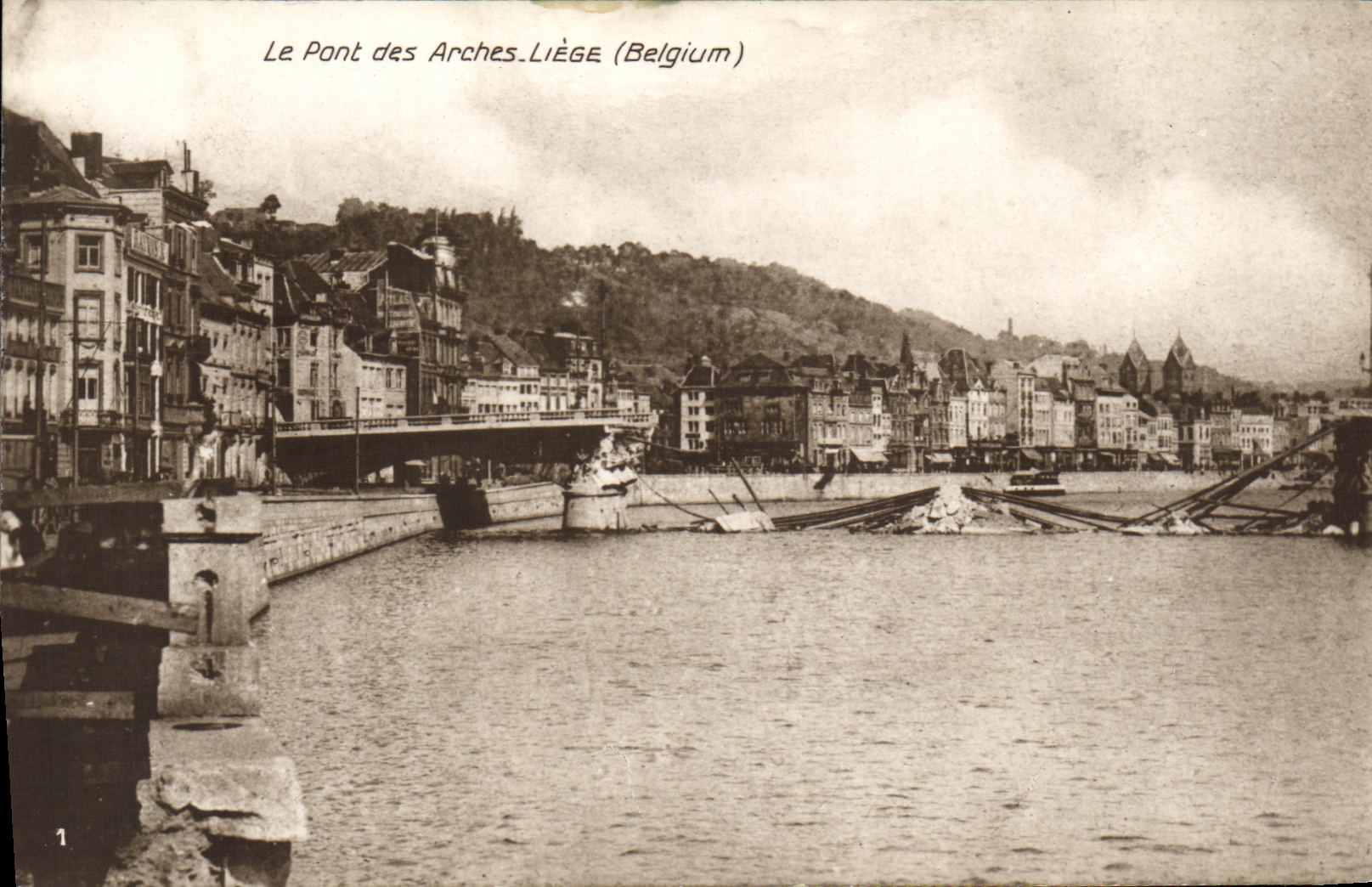 CPA Liege Le pont des arches 