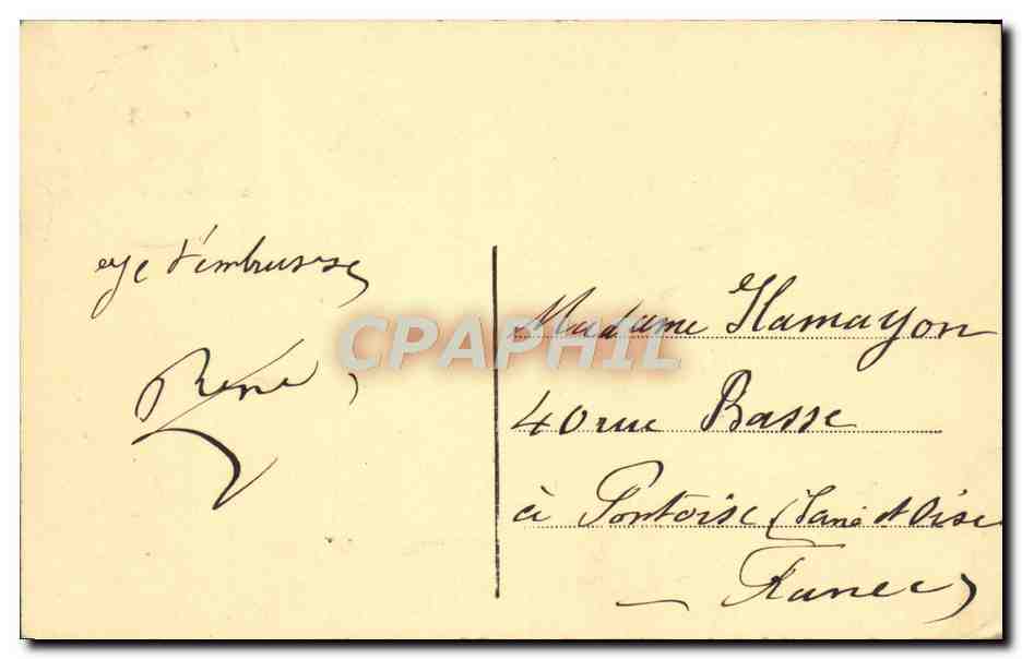 CPA Anvers Embarcadere et le Steen Bateau  — Rückseite