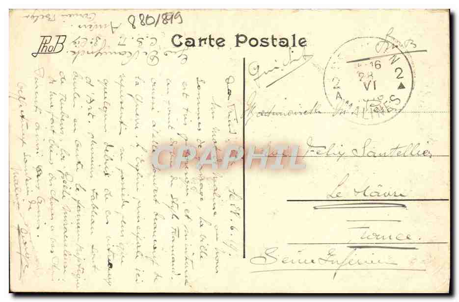 CPA Malines Grand place et cathedrale  — Back