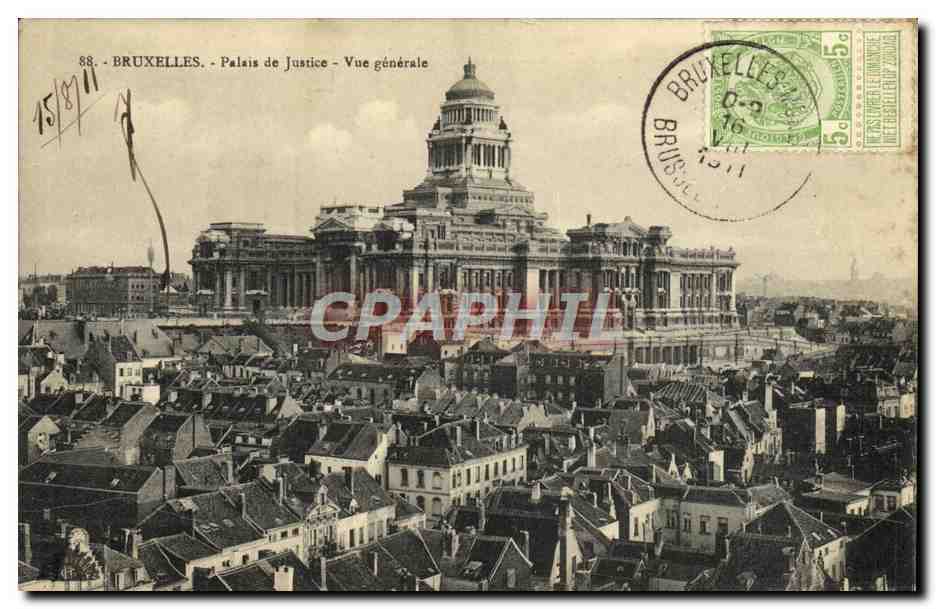 Bruxelles - Palais de Justice - Vue générale