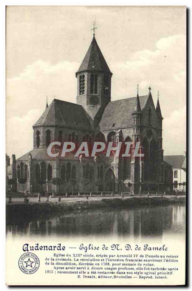 CPA Audenarde Eglise de De ND de Pamele