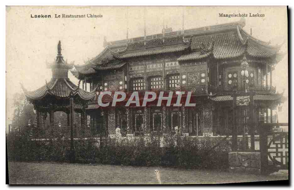 CPA Laeken Le Restaurant Chinois Chinois Chine China 