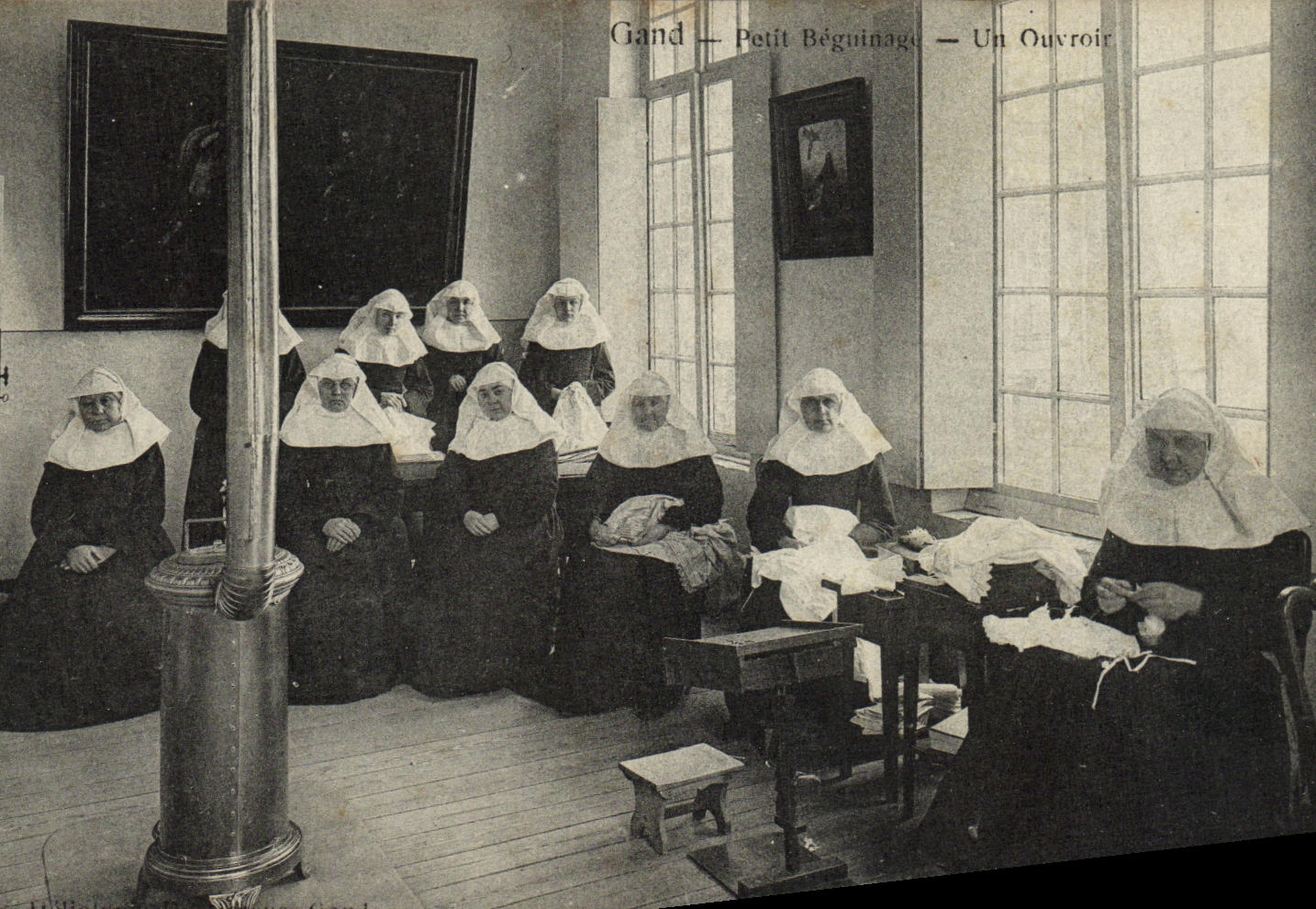 CPA Gand Petit beguinage Un ouvroir 