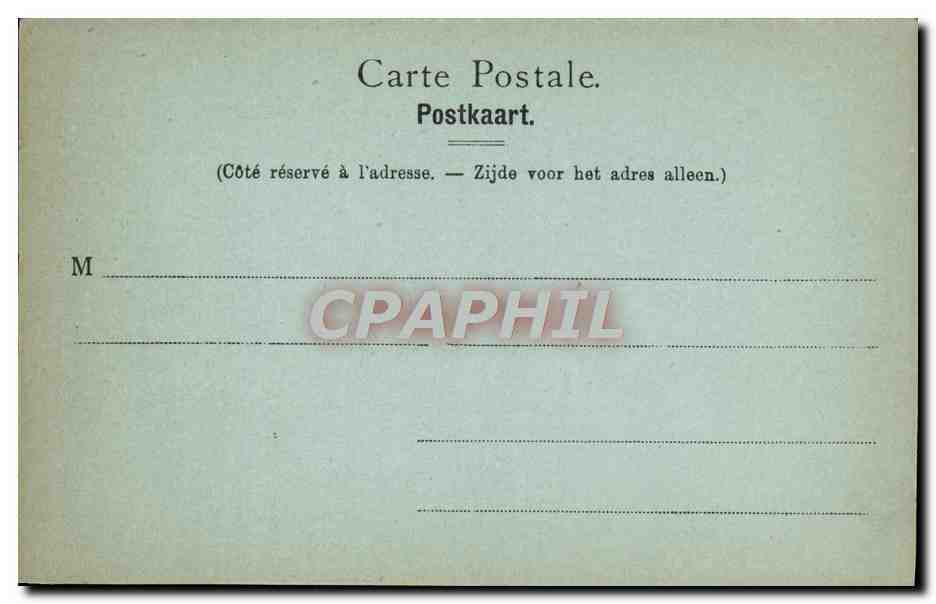 CPA Blankenberghe Casino et bains de mer — Rückseite