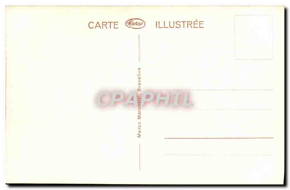 CPA Ostende en fete Place d'armes Hotel de ville  — Rückseite