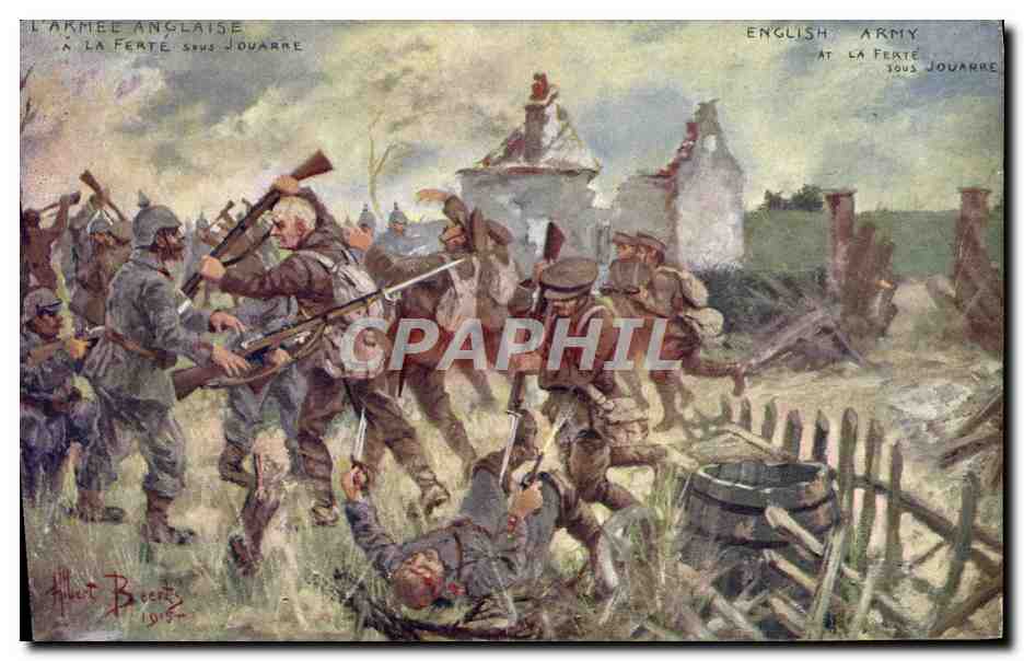 CPA Armee anglaise a la Ferte sous Jouarre Militaria 