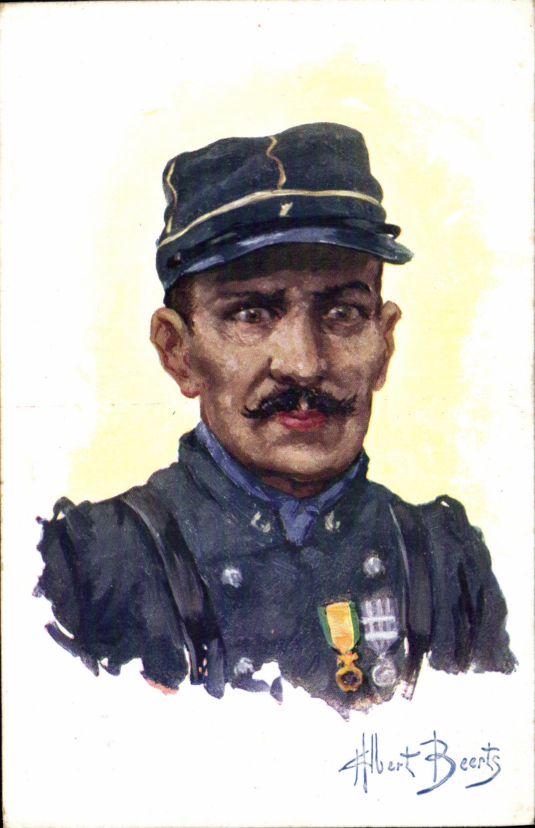 CPA Militaria Soldat Albert Beerts