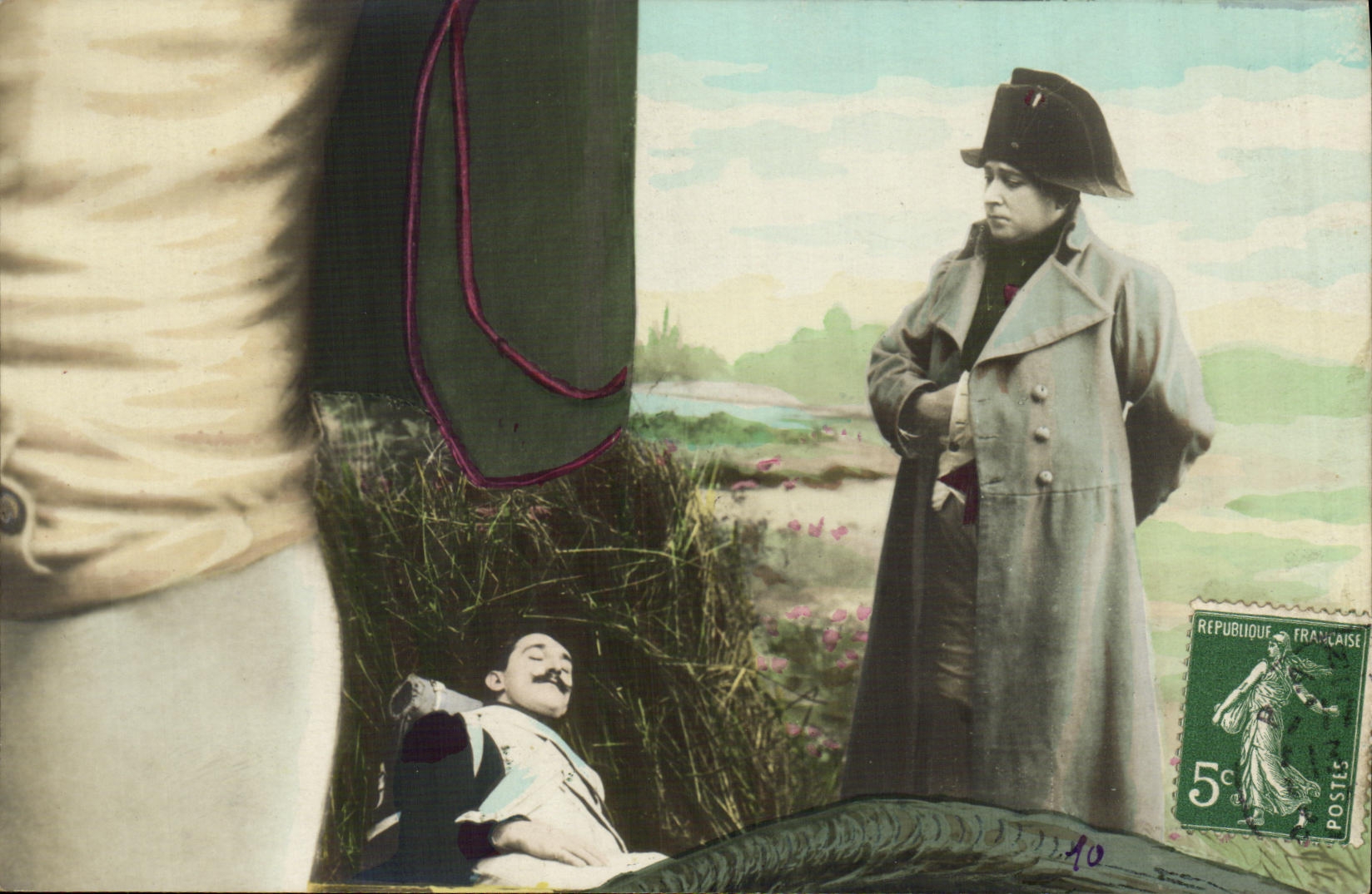 CPA Fantaisie Napoleon 1er