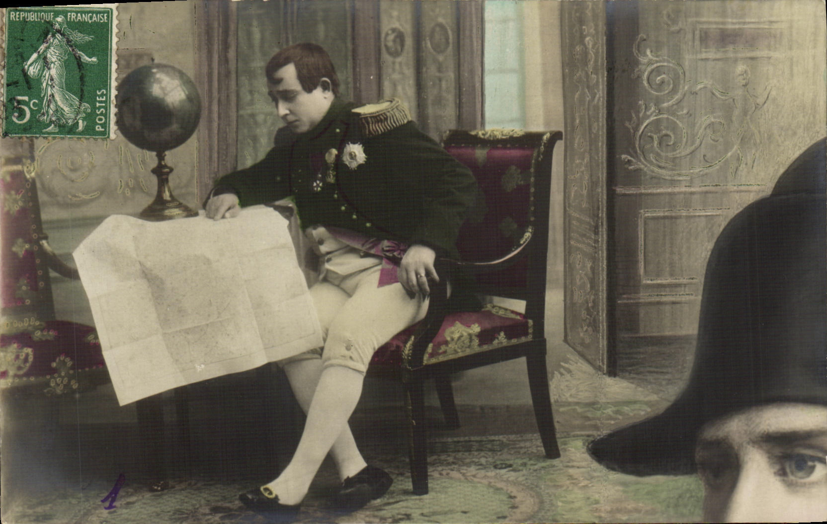 CPA Fantaisie Napoleon 1er
