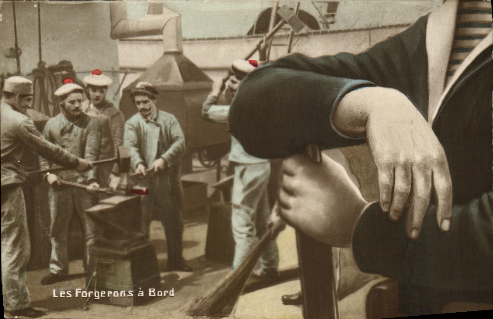 CPA Militaria Marins Les forgerons a bord