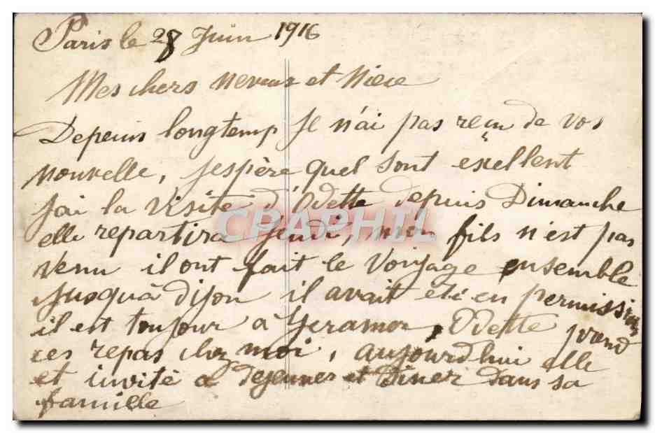 CPA Militaria Marins Peloton de munitions — Verso
