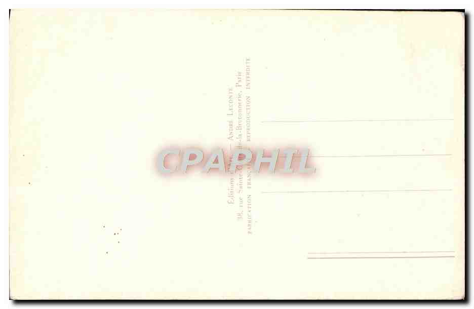 CPA Militaria Armee Francaise Motocycliste Moto — Rückseite