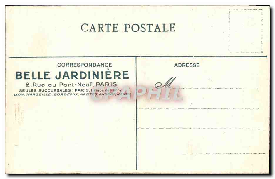 CPA Belle Jardiniere Astronomie enfantine Aurore boreale  — Rückseite
