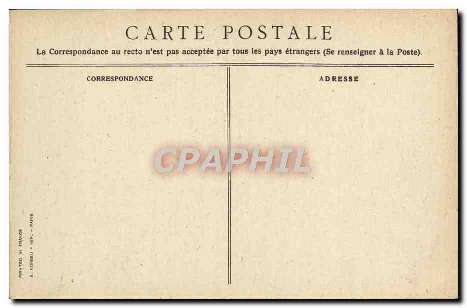 CPA Cote d'Emeraude Port de Saint Malo Bateaux Chemins de fer de l'etat — Verso