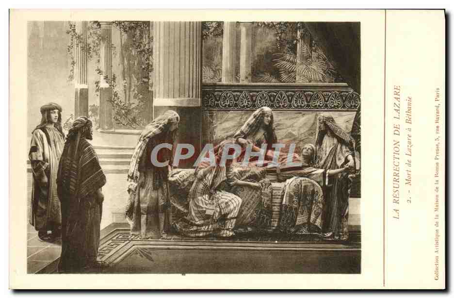 CPA Resurrection de Lazare Mort de Lazare a Bethanie