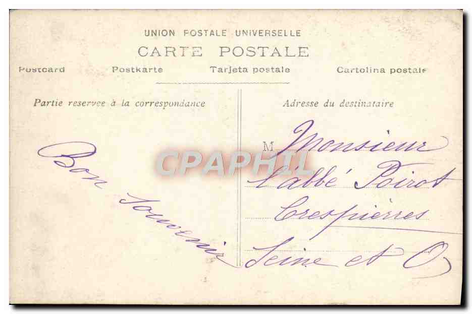 CPA Salon 1910 Desvarreux Larpenteur le berger — Verso