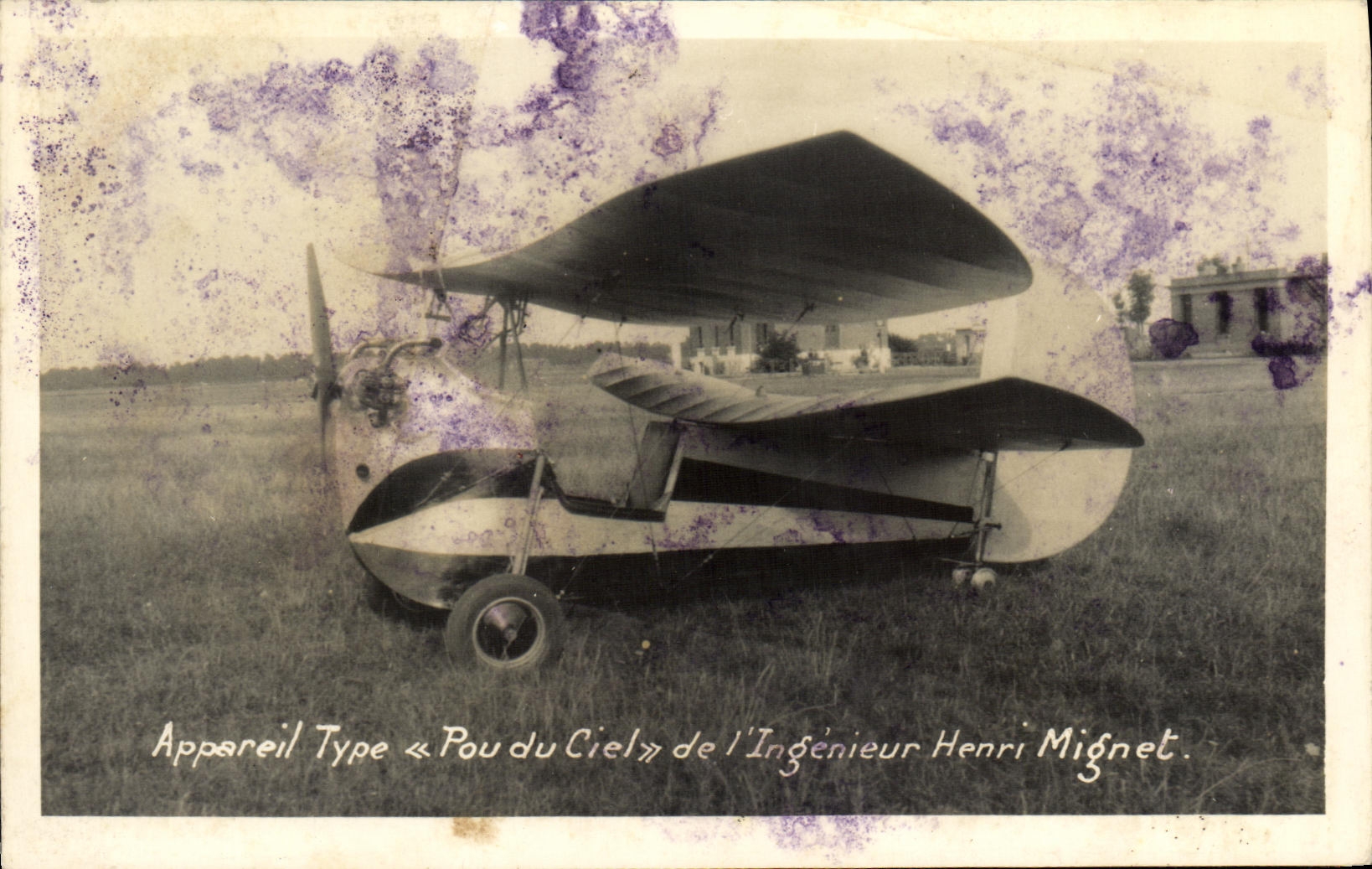 CPA Avion Aviation Appareil Type Pou du ciel de Henri Mignet 