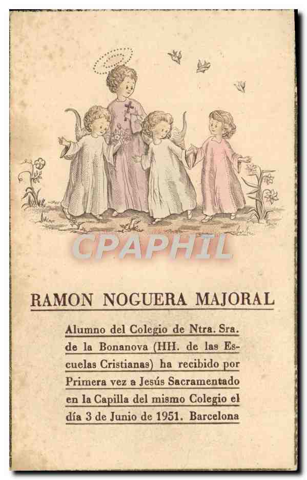 CPA Ramon Noguera Majoral Enfant Anges