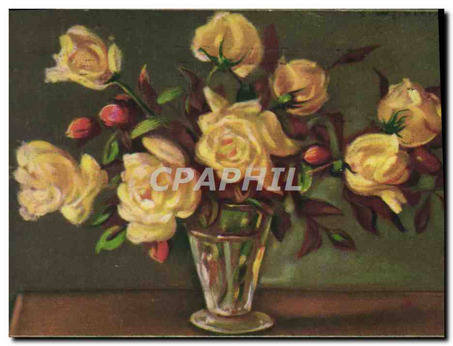CPA Fantaisie Fleurs 