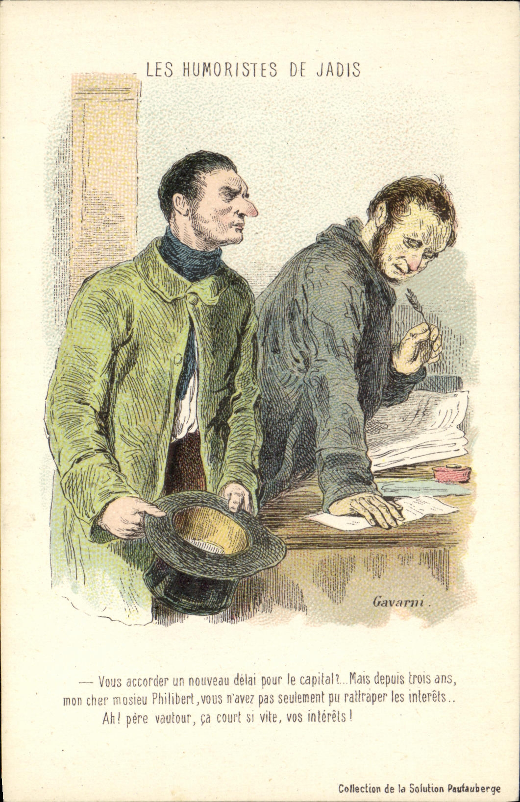 CPA Les humouristes de jadis Gavarni 