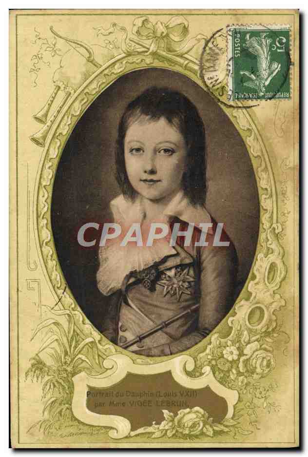 Portrait du Dauphin Louis XVII — par Mme Vroce Lebrun