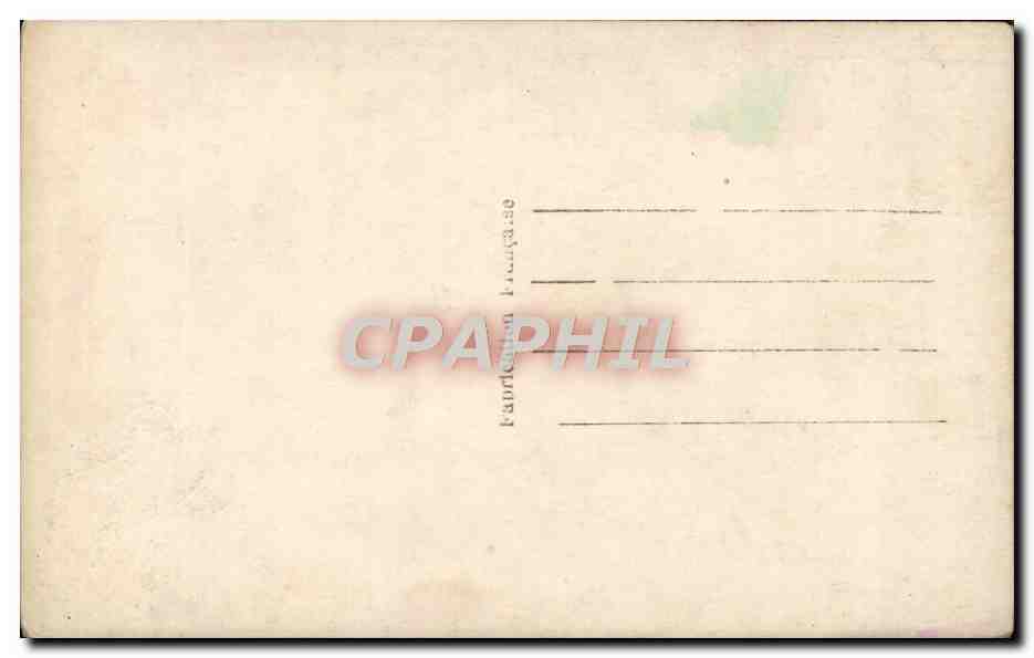 CPA Fantaisie Femme — Rückseite
