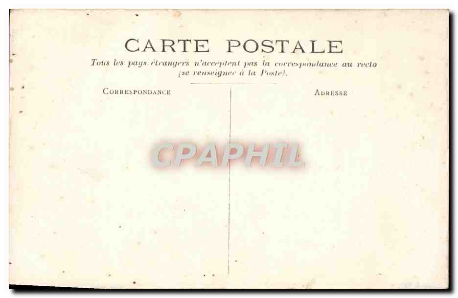 CARTE PHOTO Jeune fille  — Verso