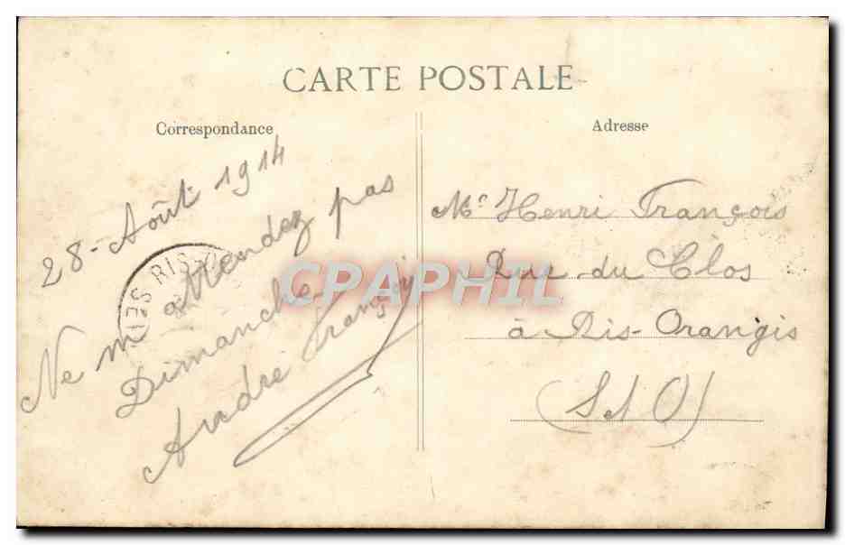 CPA a la gloire des soldats francais Militaria Drapeau bavarois 1er chasseurs a pied  — Rückseite