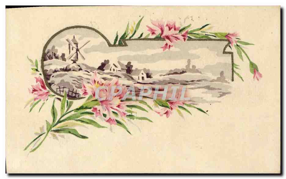 CPA Fantaisie Moulin a vent
