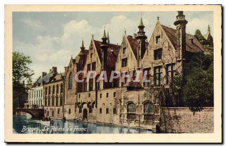 CPA Bruges Le palais du Franc 