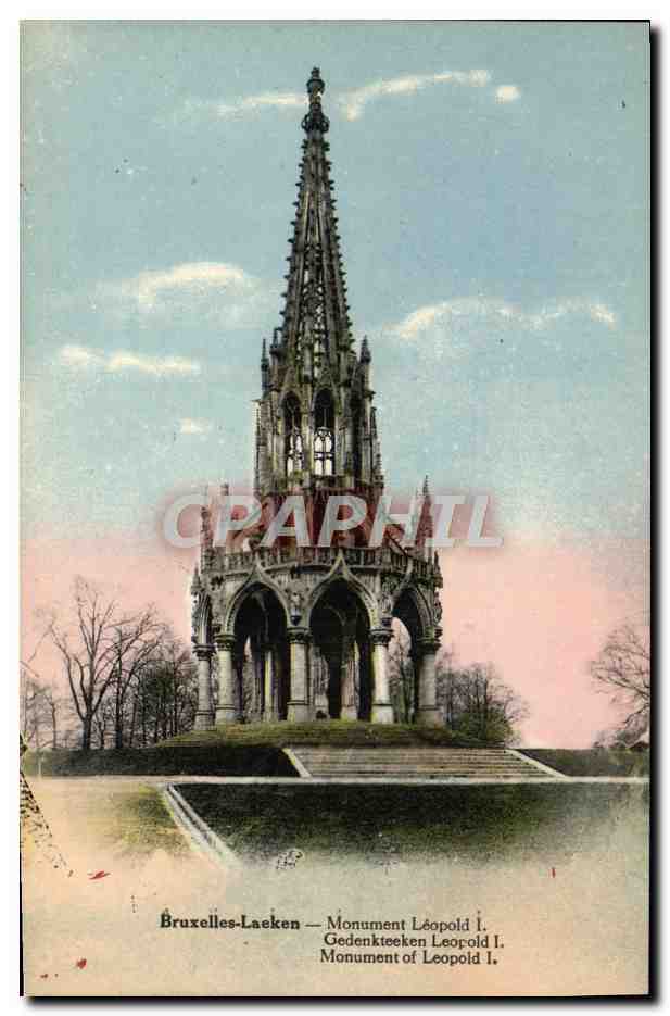 CPA Bruxelles laeken Monument Leopold I