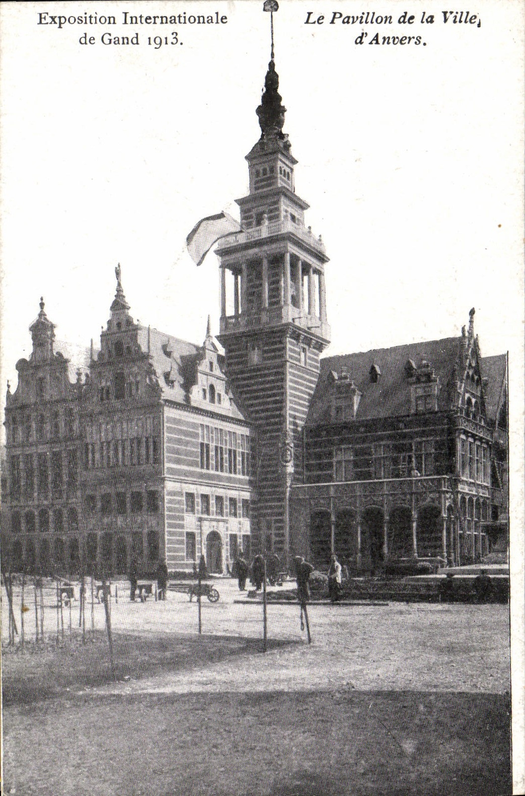 CPA Exposition internationale Gand 1913 Le pavillon de la ville d'Anvers