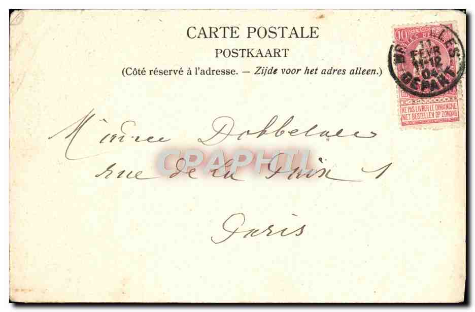 Eecloo — Standbeeld; R. L. Ledeganch — Verso