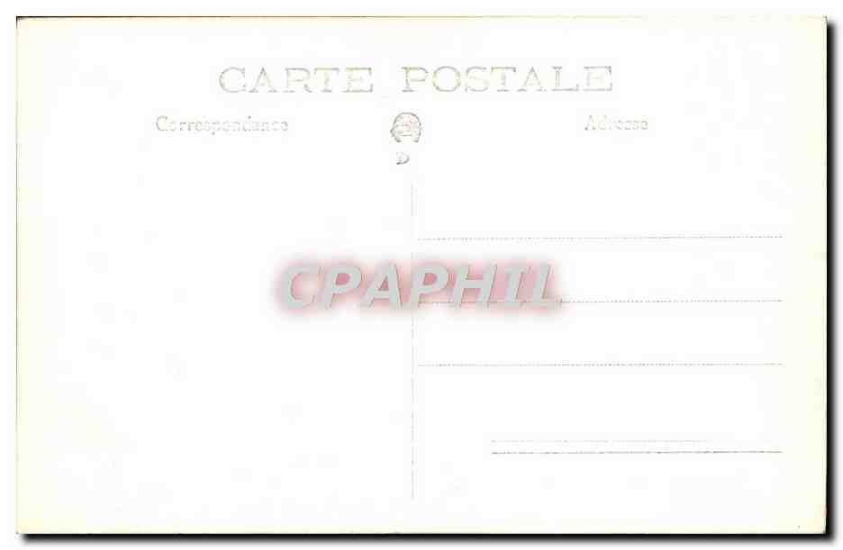 CARTE PHOTO Chateau — Rückseite