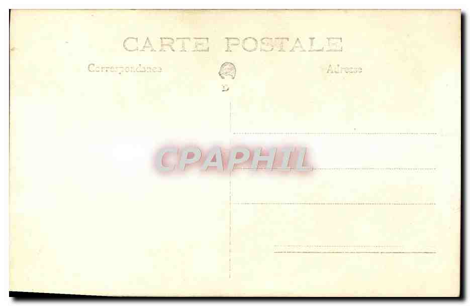 CARTE PHOTO Chateau — Rückseite