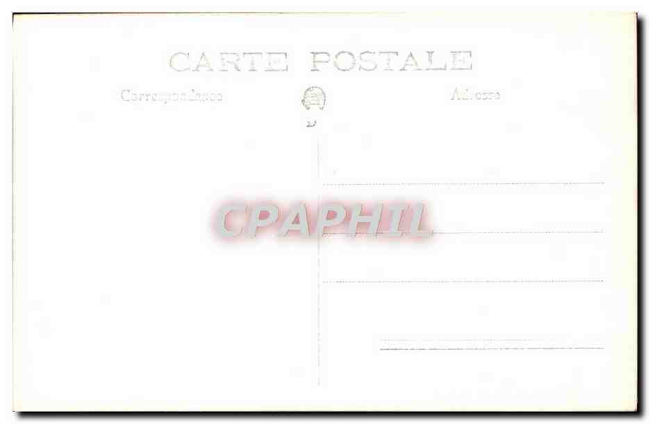 CARTE PHOTO Chateau — Rückseite