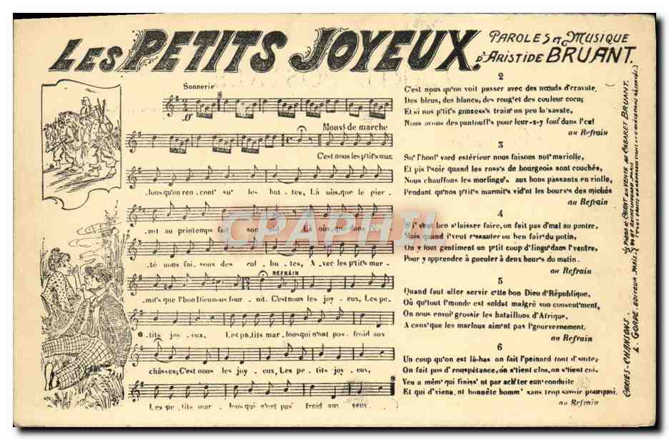 CPA Les petits Joyeux Aristide Bruant 