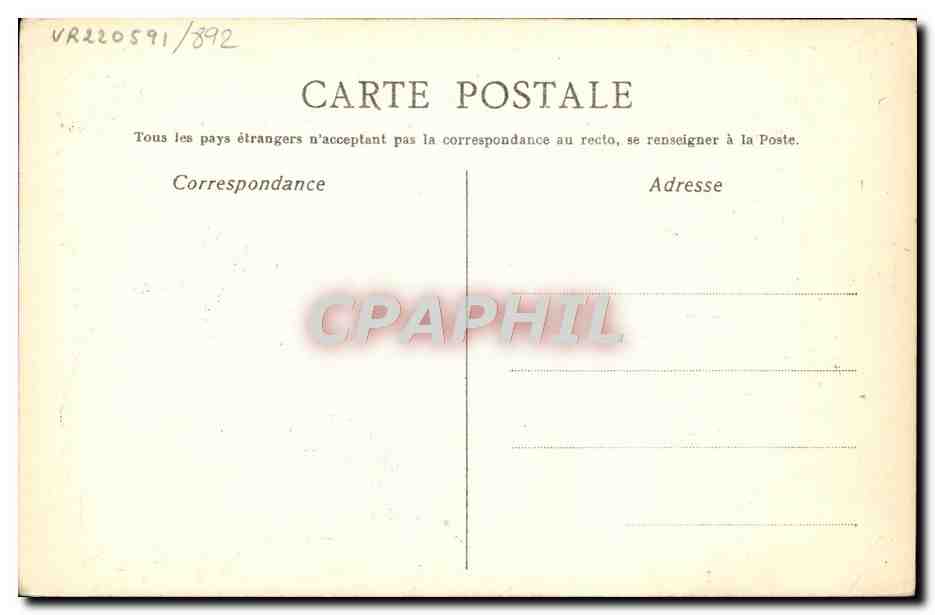 CPA A la Villette Aristide Bruant  — Verso