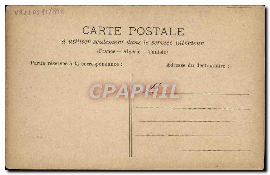 CPA Serrez vos rangs ! Aristide Bruant  — Verso