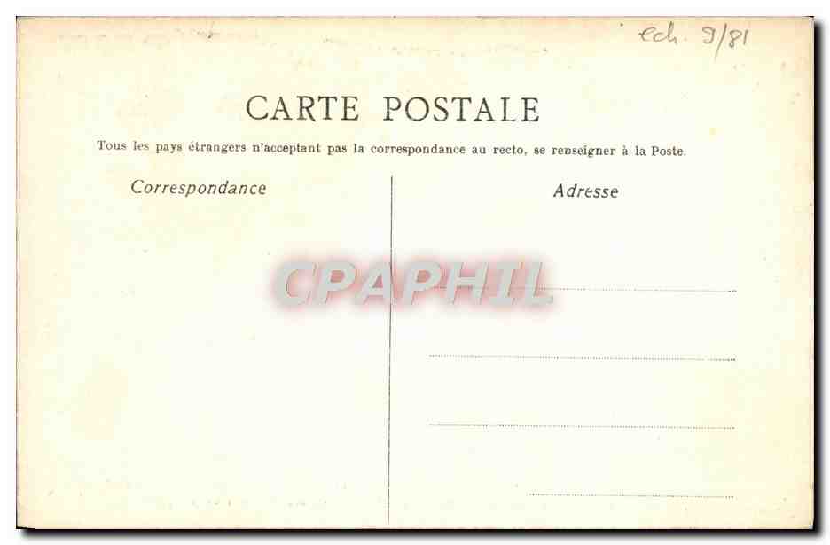 CPA Les gueux de la vigne Aristide Bruant  — Verso
