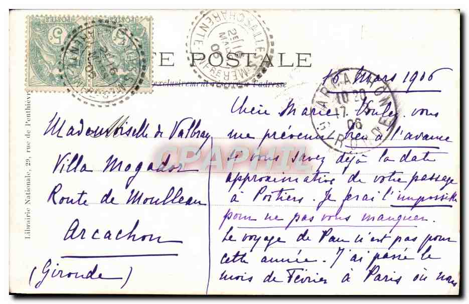 Marie d'Orléans — Duchesse d'Orléans — Librairie Nationale, Paris — Reverso