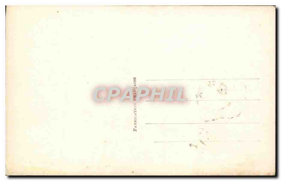 CPA Fantaisie Homme  — Back