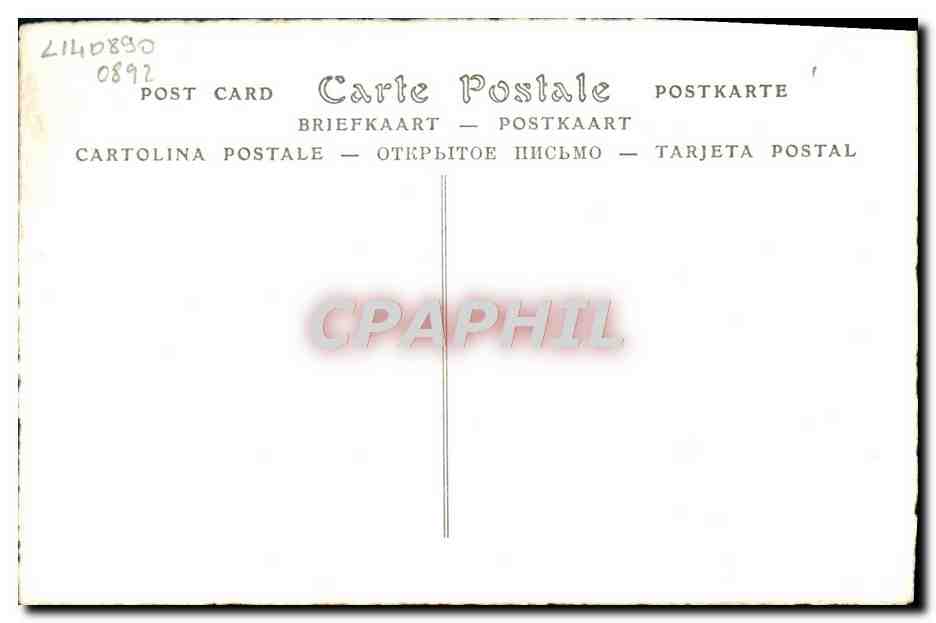 CPA Costume Les douze mois de l'annee Toilettes d'ete Gavarni — Rückseite