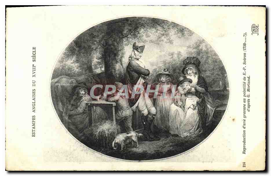 CPA Estampes anglaises 18eme Soiron Morland 